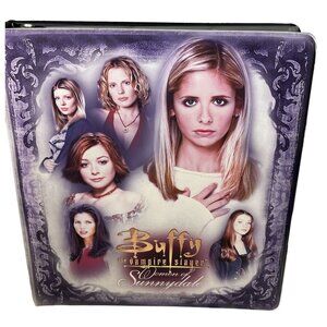 BUFFY THE VAMPIRE SLAYER Women of Sunnydale Inkworks Collectors Binder & 105 Car